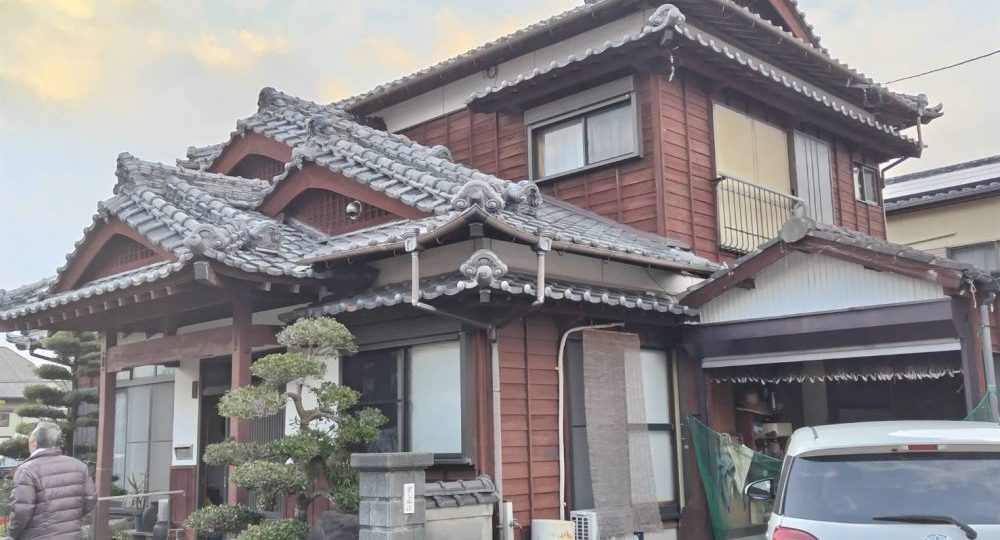 いぶし瓦再生塗装